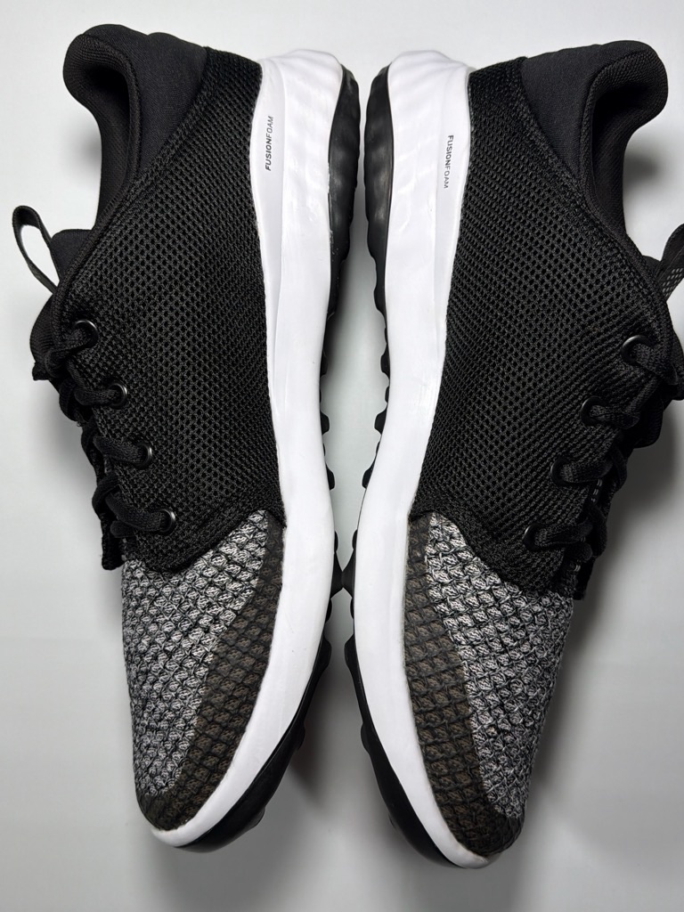 Men’s Size 11 Puma Fusion Foam Black/White Spike-Less Golf Sport Shoes/Sneakers — image 2 of 8
